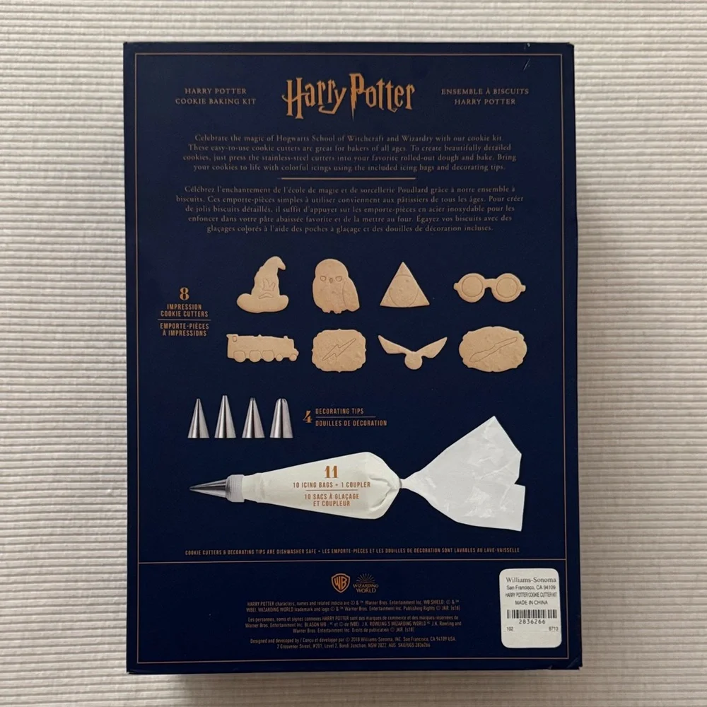 Williams Sonoma Harry Potter Cookie Cutter Set